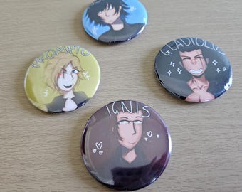 58mm Final Fantasy XV Badges