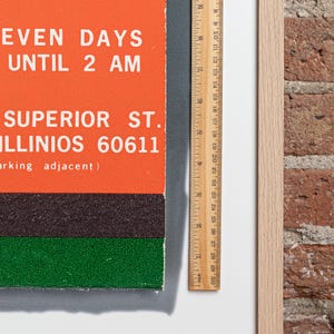 Gino's East Chicago deep dish pizzeria vintage matchbook art print