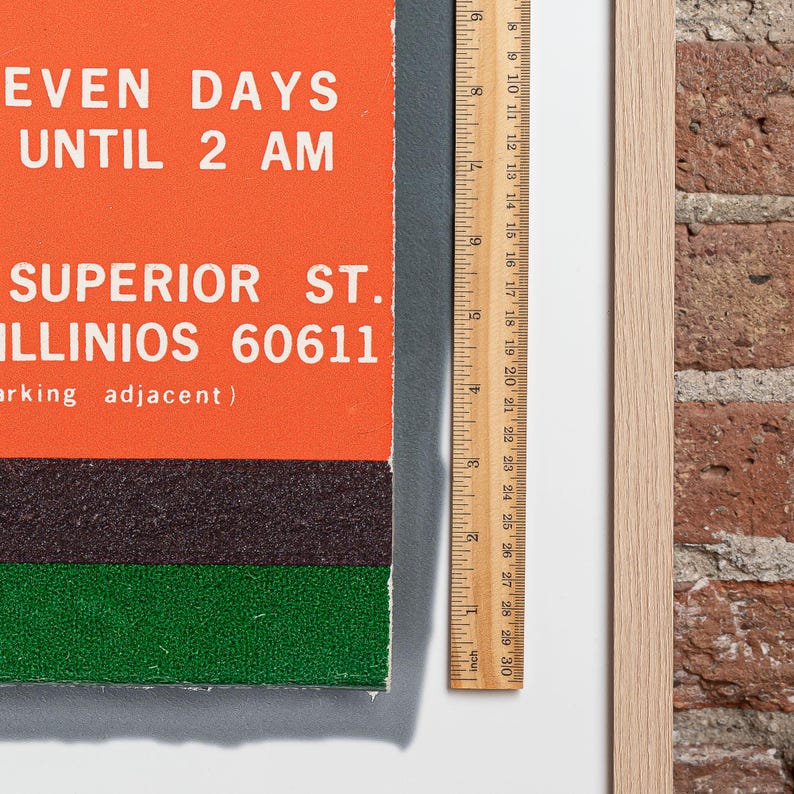 Gino's East Chicago deep dish pizzeria vintage matchbook art print