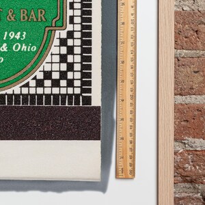Pizzeria Uno Restaurant and Bar vintage Chicago matchbook art print
