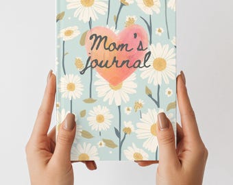 Mothers Day Gifts, New Mom Gift, Mom's Keepsake Journal, Baby Shower Gift, First Time Mom Gift, Hardcover Journal