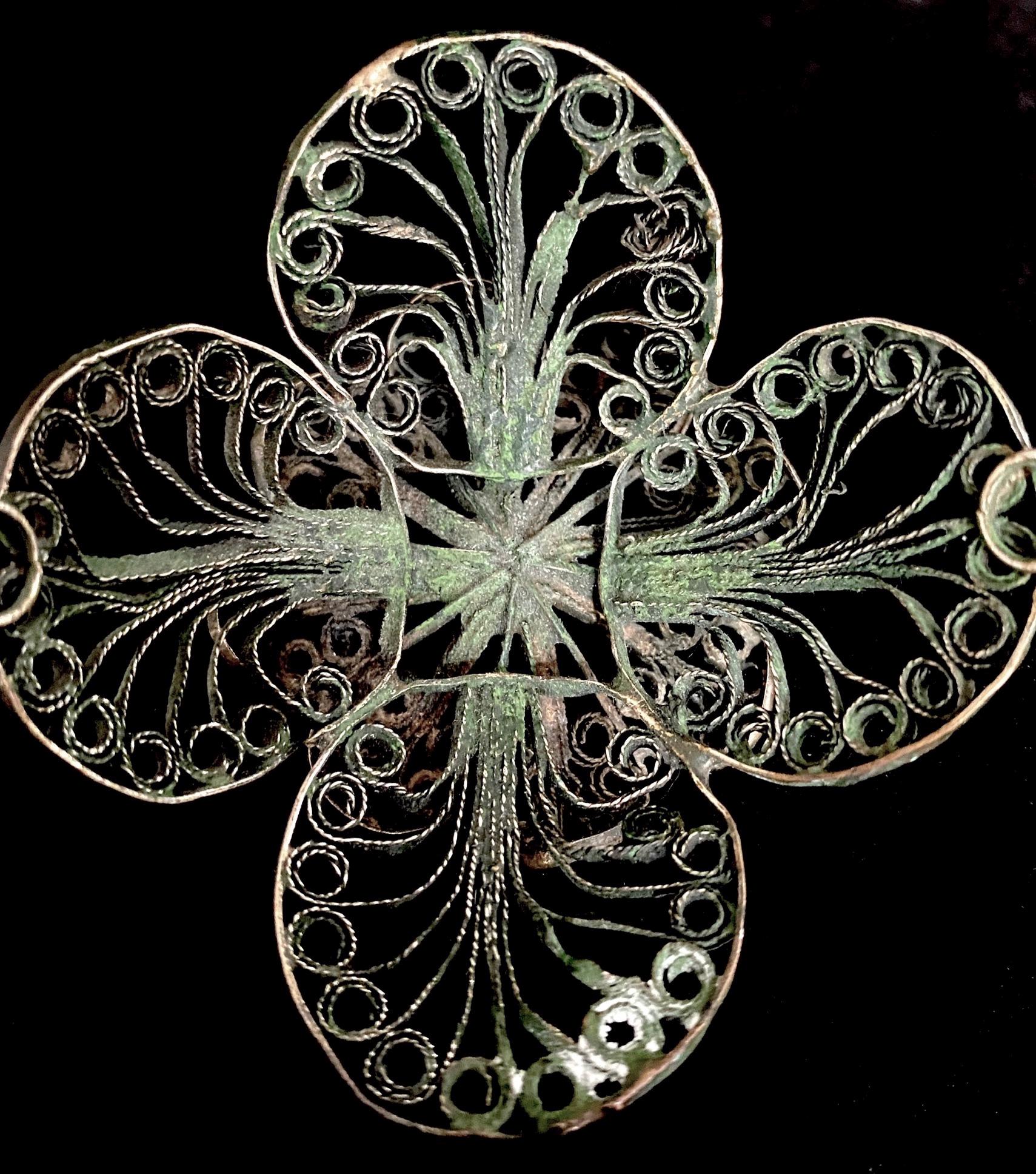 Hair bun roll pin clip accessory jewelry silver color scroll baroque minimalist Silver Hair Bun - Etsy main image 3