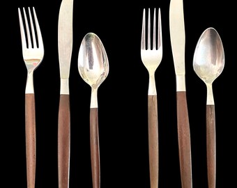 Vintage, 1960s, MCM, Ekco Externa, 2 Place Settings, Set of 6