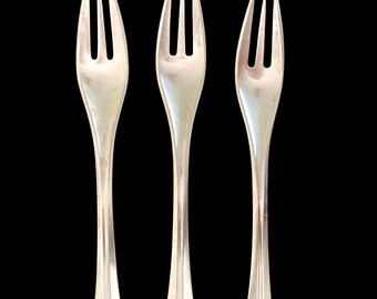 Vintage, 1950s 1960s, MCM, Dansk Baldur, Japan, Jens Quistgaard, Set of 3 Forks