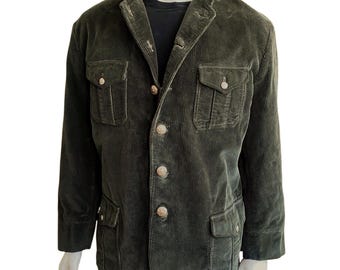 Vintage, Mens, Polo Ralph Lauren, New in Box, Corduroy Military, Jacket, Coat, Size XL, XXL