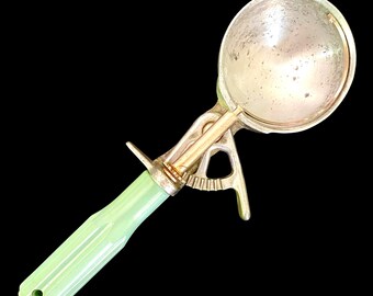 Vintage, 1930s, Jadeite, Ice Cream Scoop