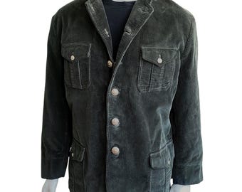Vintage, Mens, Polo Ralph Lauren, Corduroy Military, Jacket, Coat, New in Box, Size XL, XXL