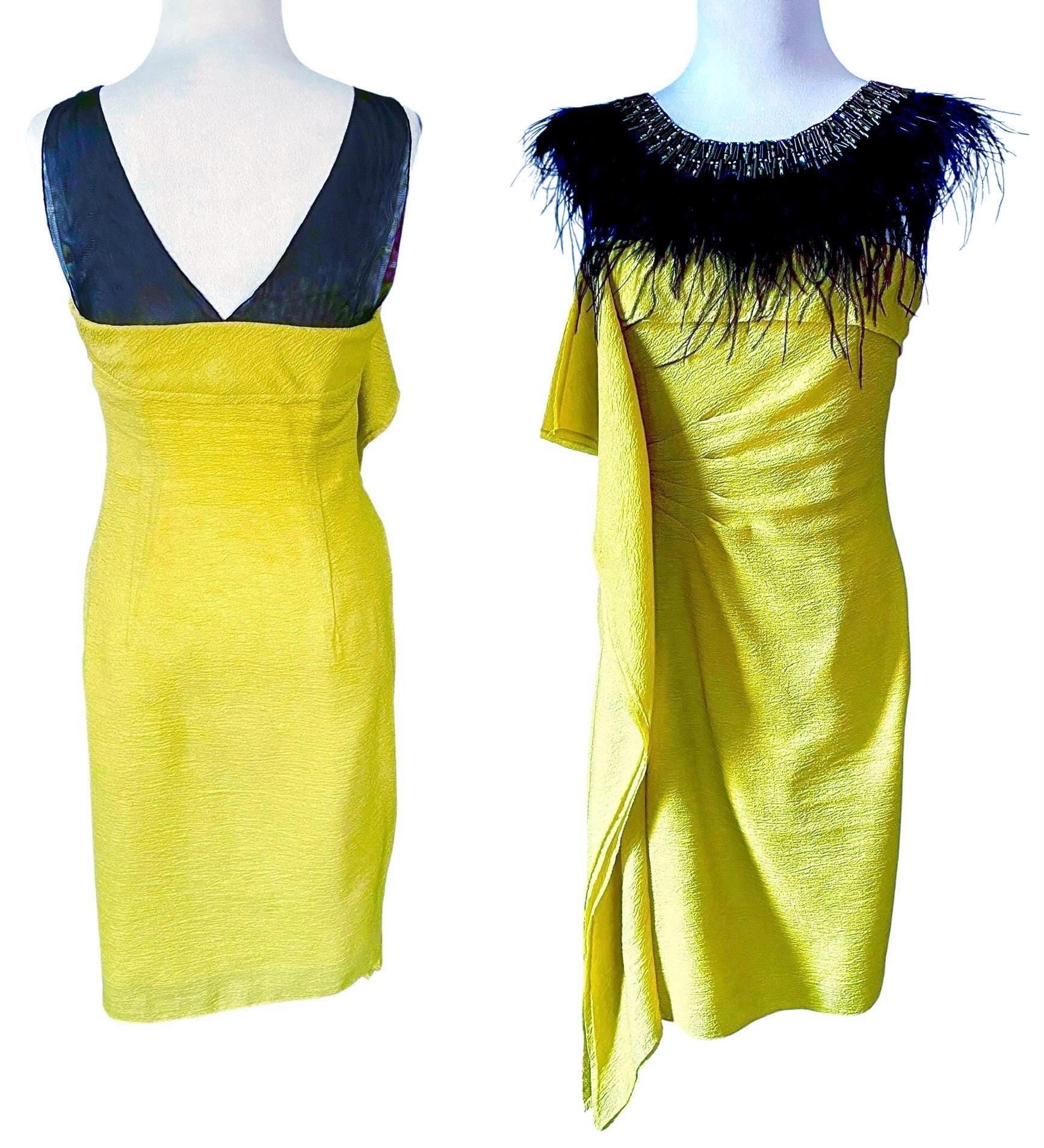 sachin and babi light blue dress bcbg yellow ruffle dress