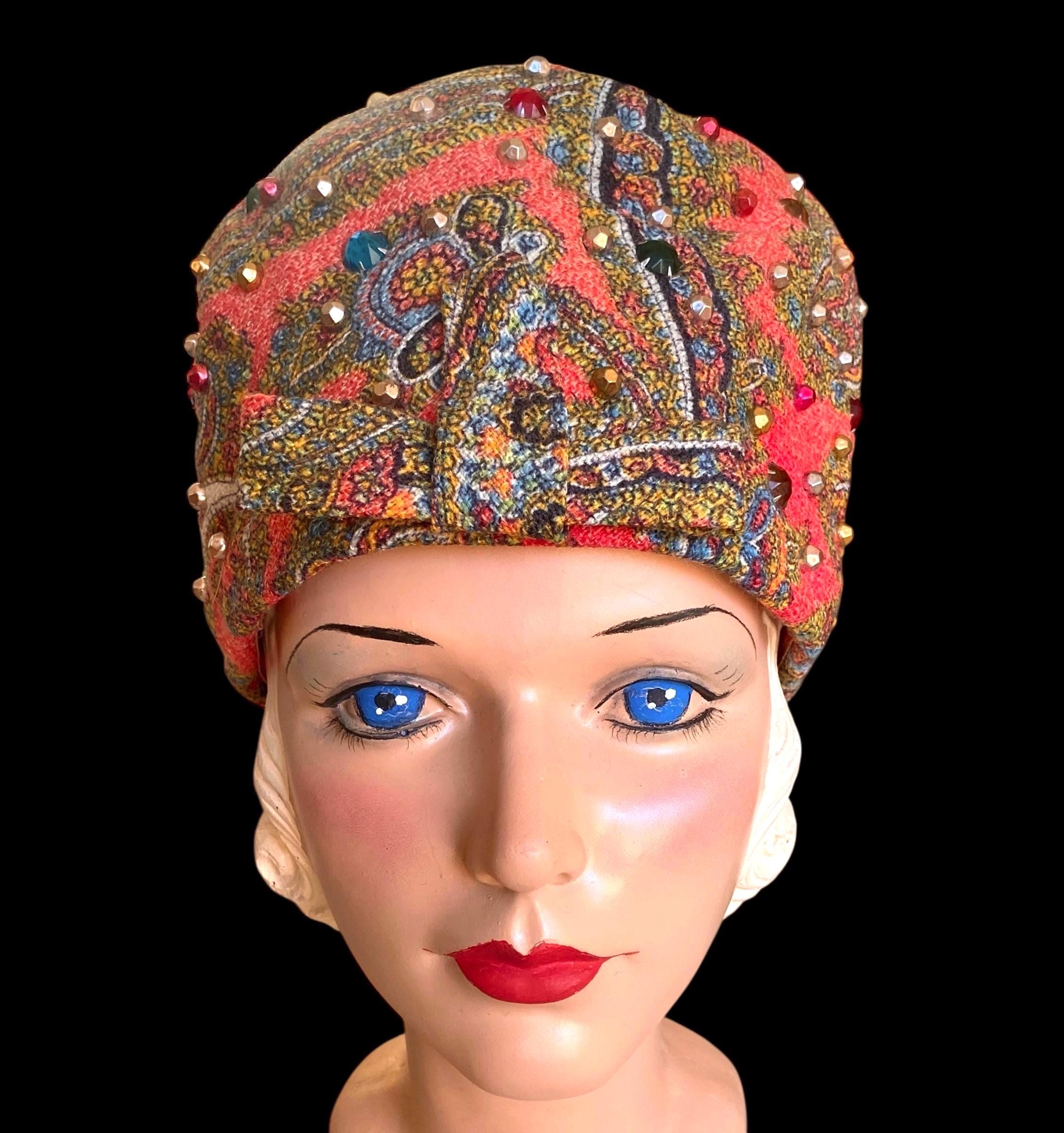 Rainbow Pillbox Hat - Etsy display picture 1