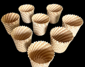Vintage, 1950s, Lauhala, Woven Pandanus Leaves, Drinking Glass Holders, set of 8