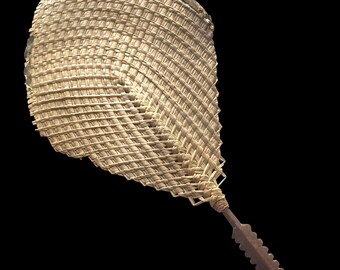 Vintage, Rarotonga, Cook Islands, Early 1900s, Woven Fan, Maori, Oceanic Art