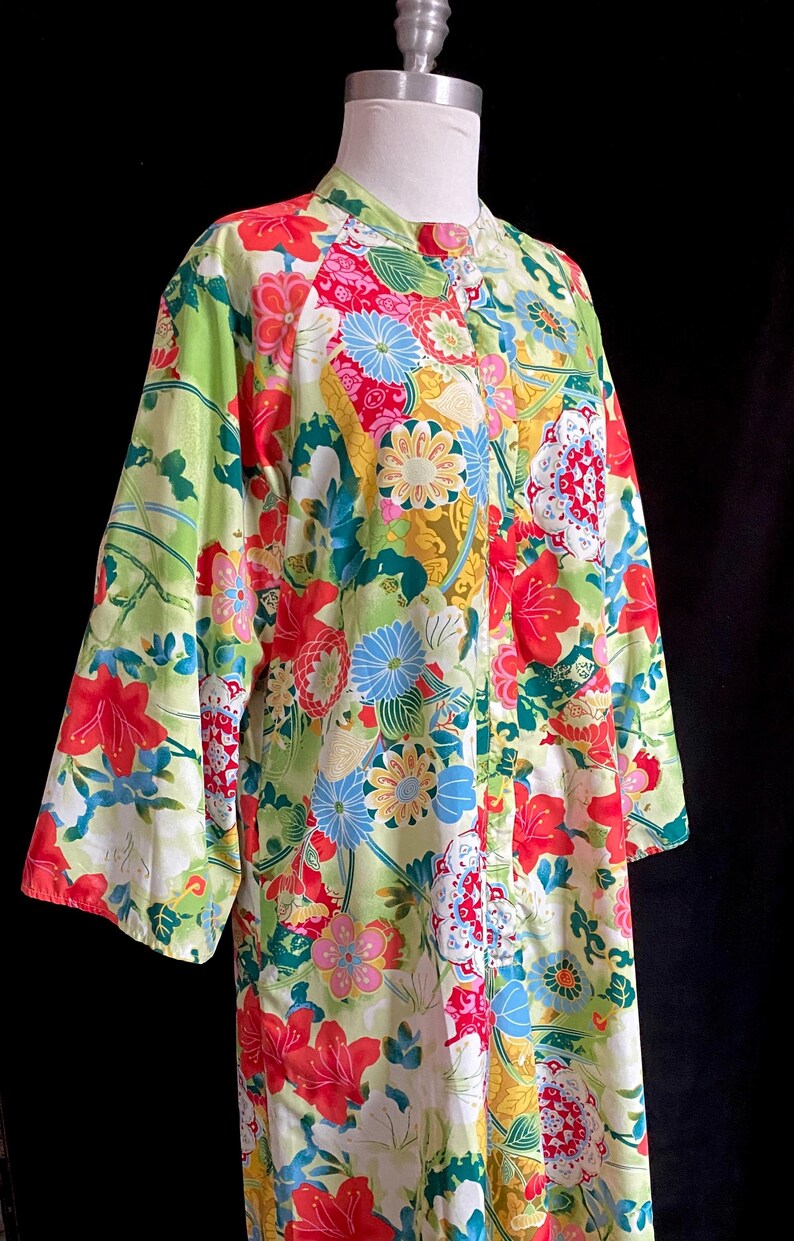 Vintage, Asian Inspired, Natori Robe, Dress, Size Large - Etsy