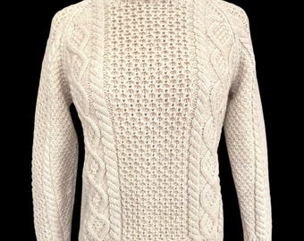 Vintage, 1960s, Wool Irish Sweater, Womens Size XXS, Childs Medium, Large