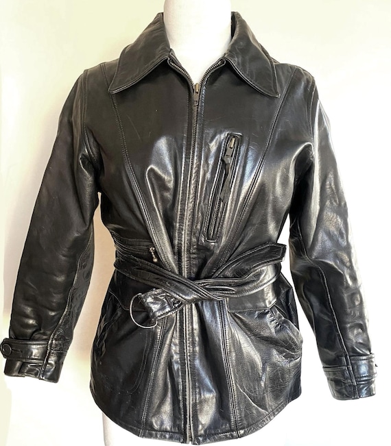 Vintage, 1990s, Banana Republic, Black Leather Jacket, Size Vintage, 1990s, Banana Republic, Black Leather Jacket, Size