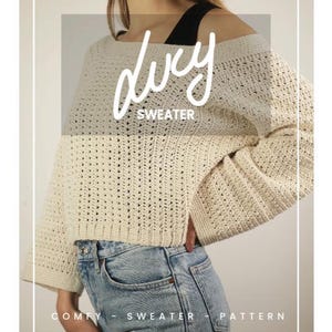 Comfy Sweater Crochet Pattern image 4