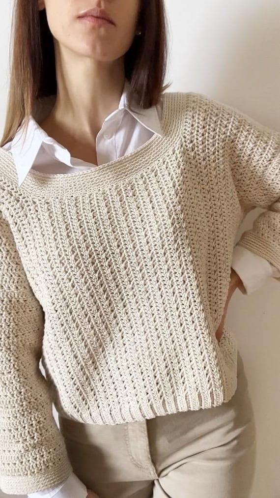 Comfy Sweater Crochet Pattern