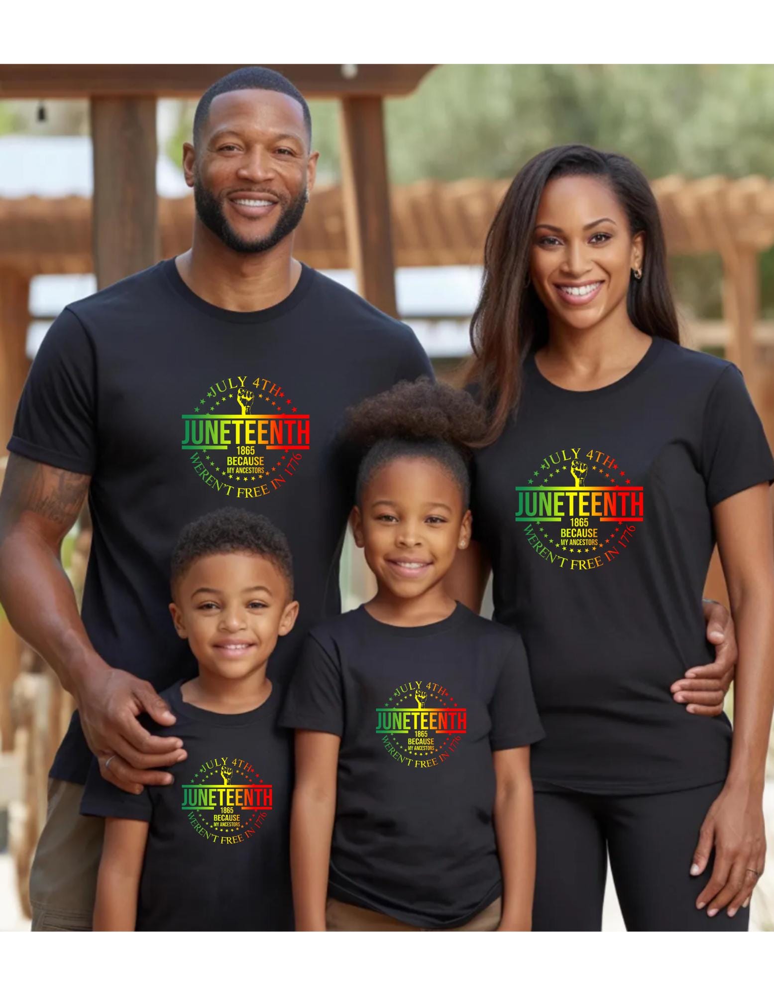 Juneteenth 1865 Shirt, Black History Family T-shirt, Black