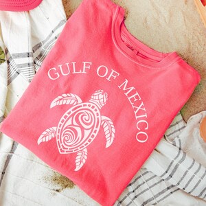 Comfort Colors® Gulf of Mexico T-Shirt, Turtle Shirt, Stay Salty & Resist Tee, Gift for Mom, Birthday Gift