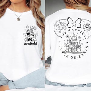 The Happiest Place One Earth Shirt, Disney Magical Castle Shirt, Mickey Castle Shirt, Disney Vacation Shirt, Magical Kingdom Shirt