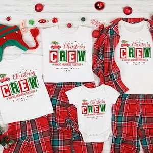 Christmas Crew Car 2025 Shirt, Family Christmas 2025 Shirt, Family Matching Christmas Tshirt, Christmas Couple Matching Shirt,Christmas Gift