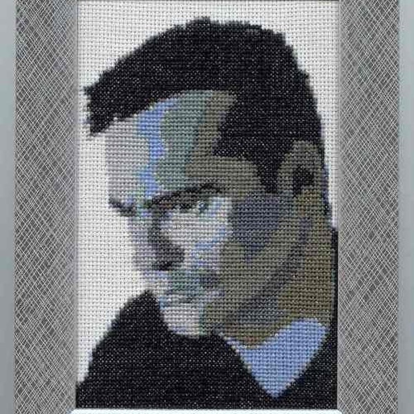 Henry Rollins Cross Stitch