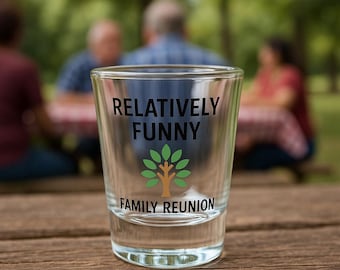 Vaso de chupito turbo divertido, regalo de reunión familiar, artículos de bar personalizados