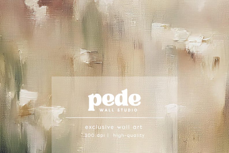 Neutral Abstract Landscape Printable – Soft Beige Modern Wall Art ...