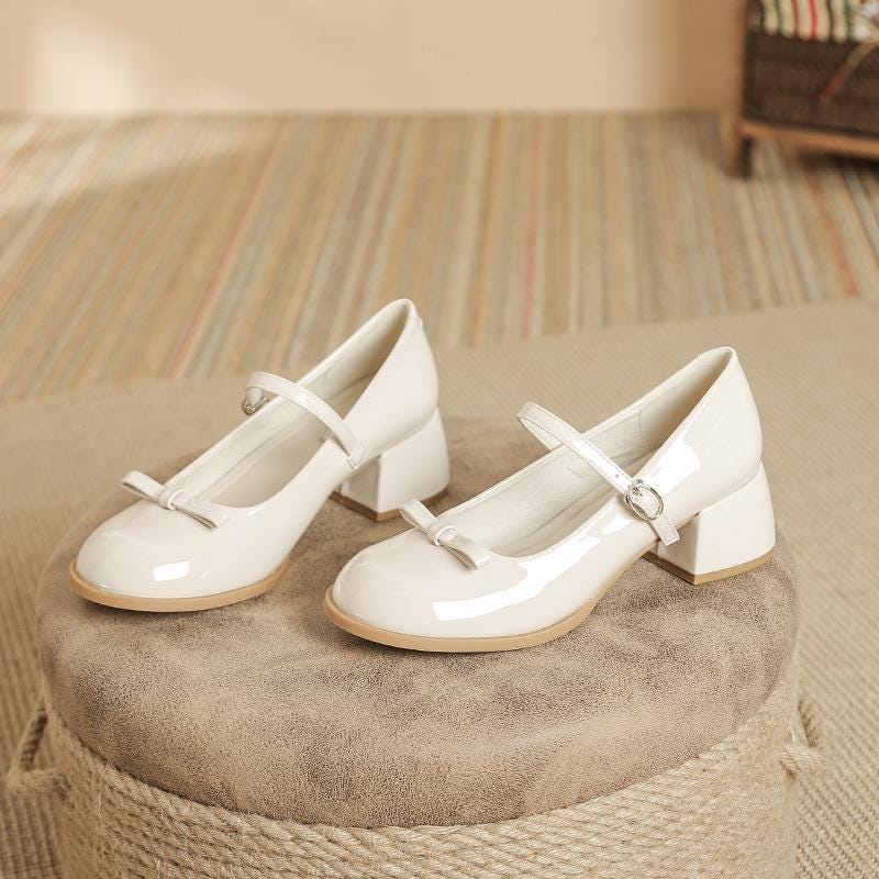 Lutalica W Donna Moda Brevetto Toe Cinturino Alla Caviglia Stiletto - 11