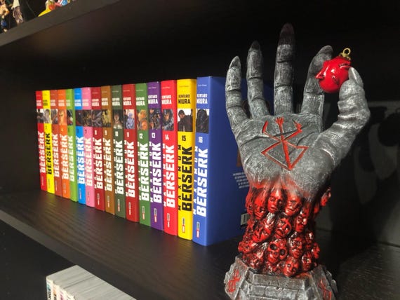 Berserk Mad God Hand Resin Sculpture - Grim Reaper Devil Decor