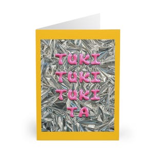 Tarjeta de Navidad Puertorriquena *Tuki Tuki*