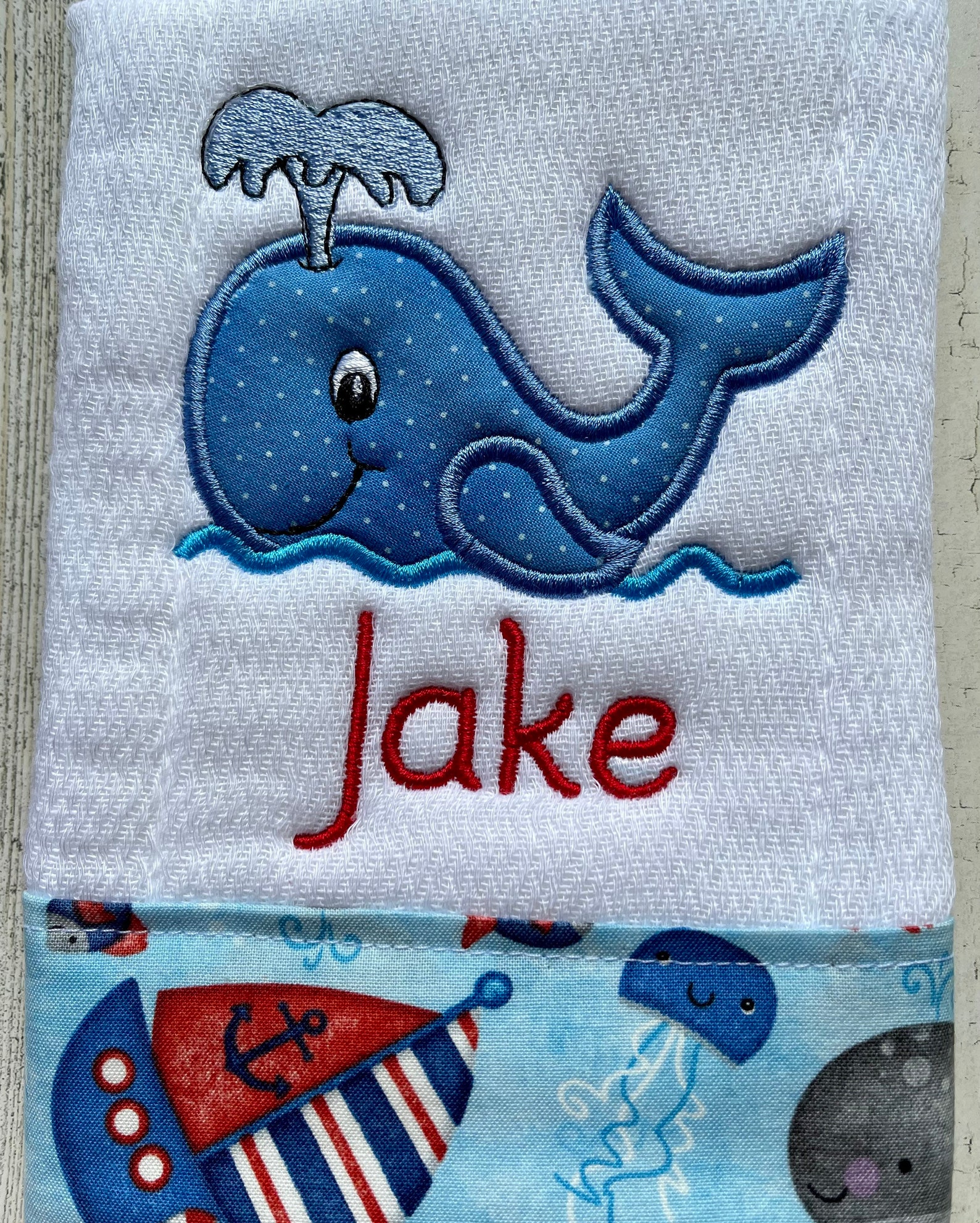 Nautical Burp Cloths Baby Burp Cloths Nautical Boy Burp Etsy