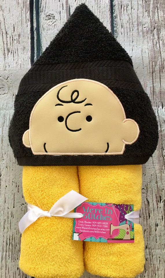 snoopy hooded towel
