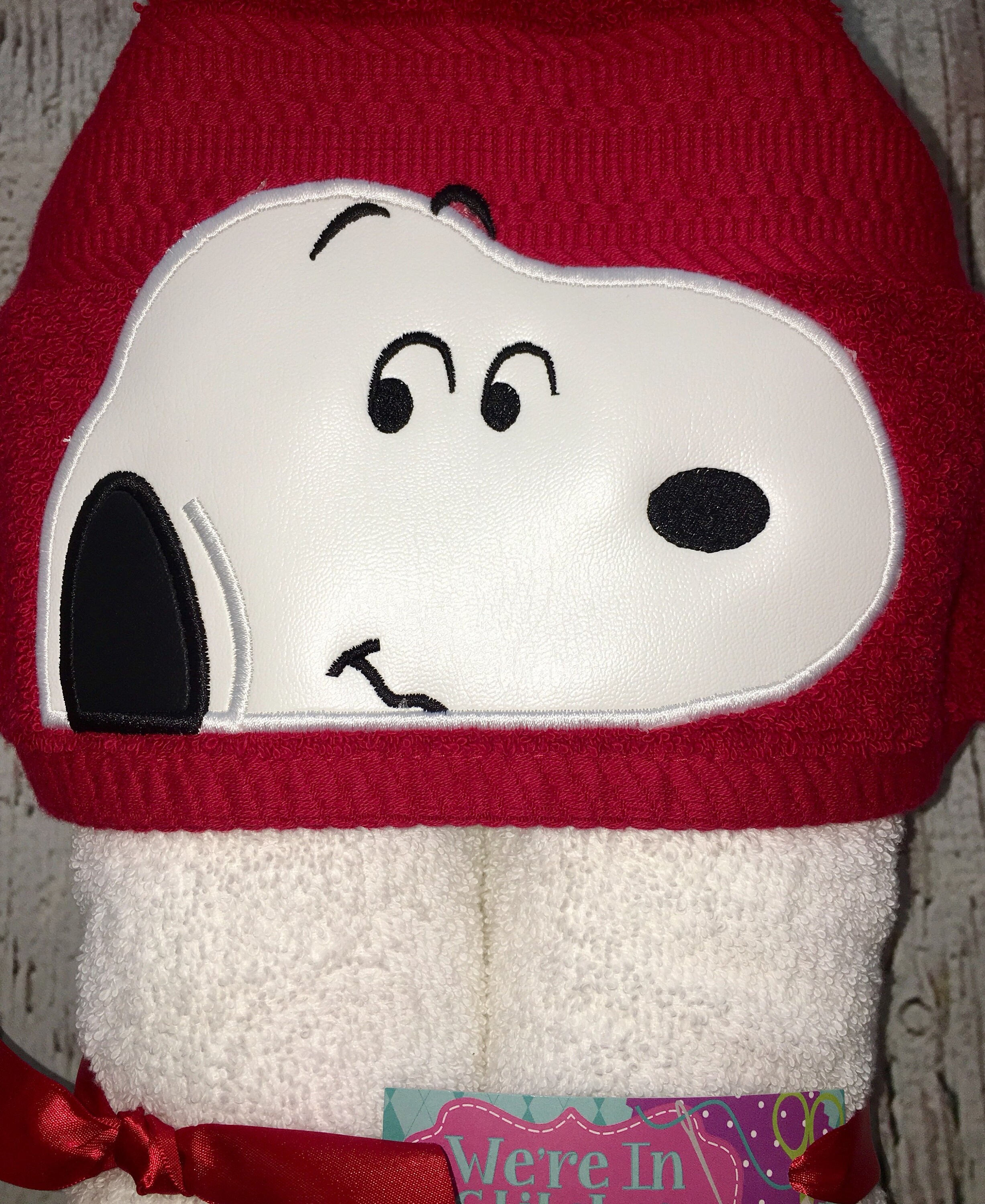 Snoopy Hooded Towel Snoopy Towel Pool Towel Beach Towel Etsy UK