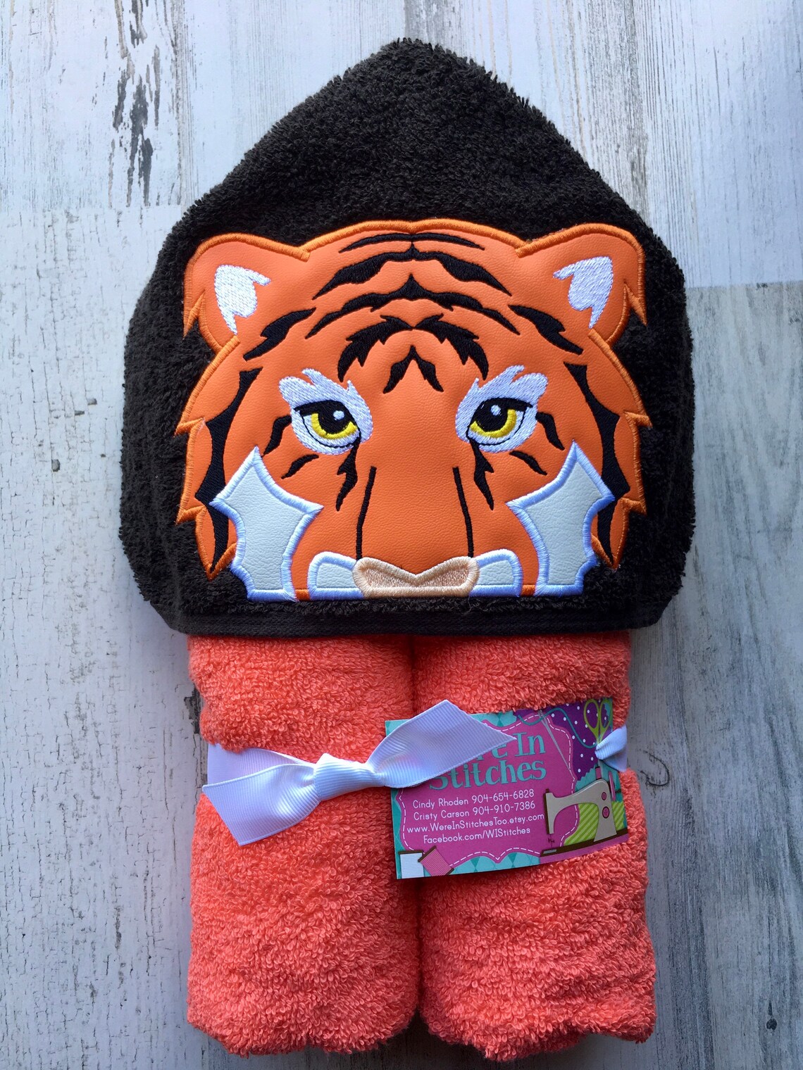 Tiger Hooded Towel Tiger Towel Beach Towel Bath Towel Pool Etsy