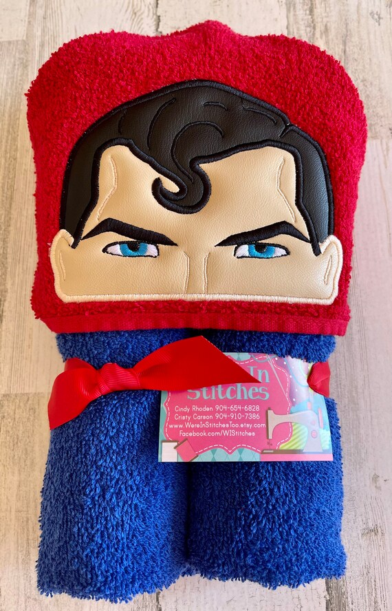 Superman hooded towel sales