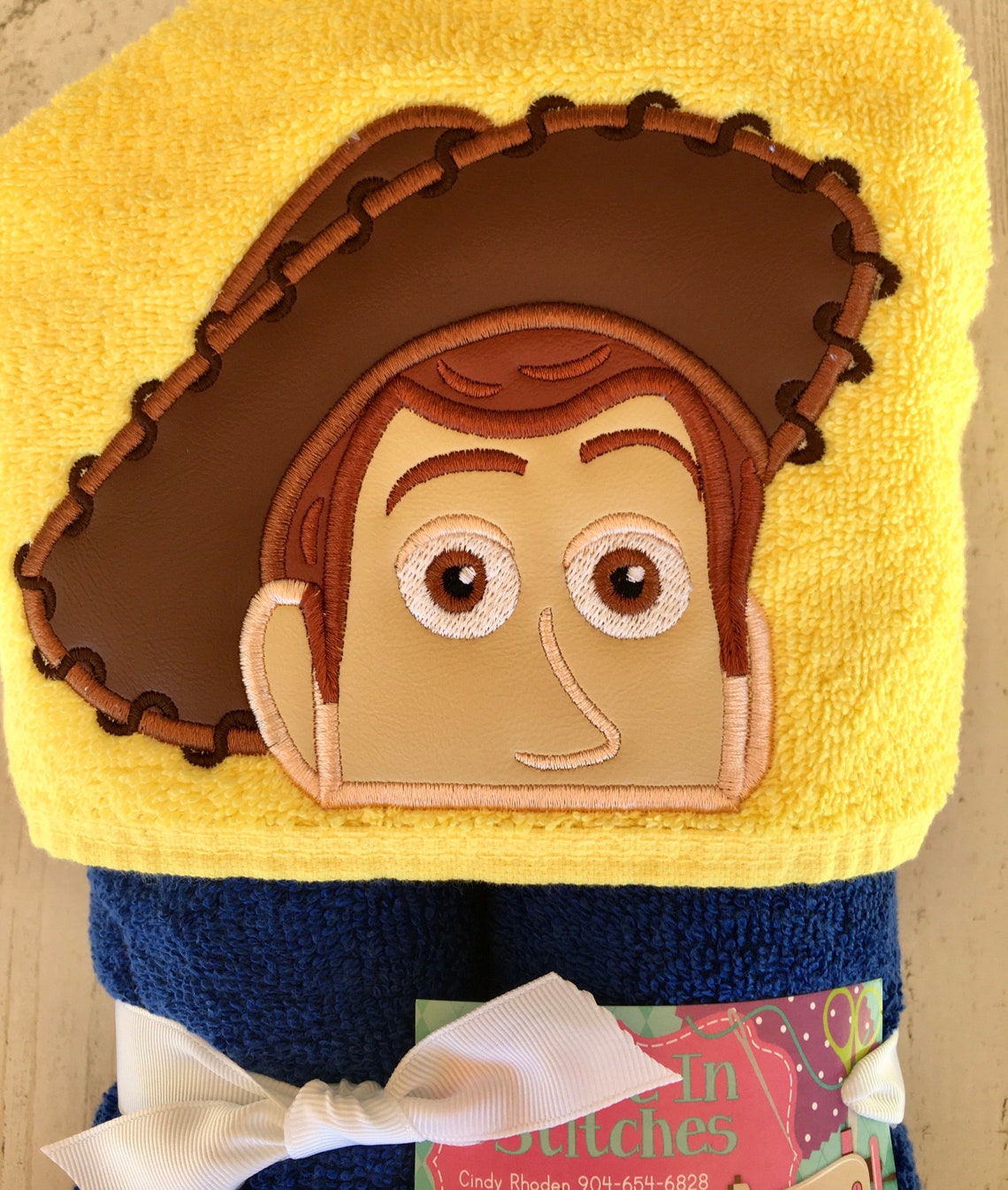 Woody hooded towel Toy Story hooded towel Cowboy towel bath | Etsy