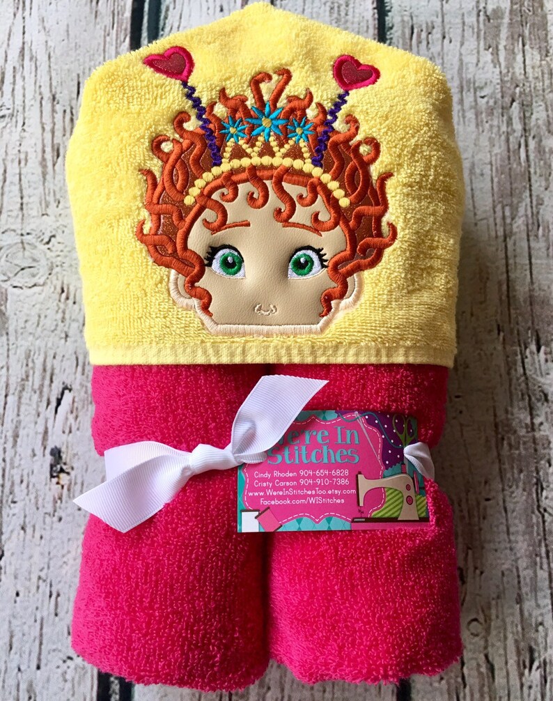 Fancy Nancy hooded towel Fancy Nancy towel hooded towel Etsy