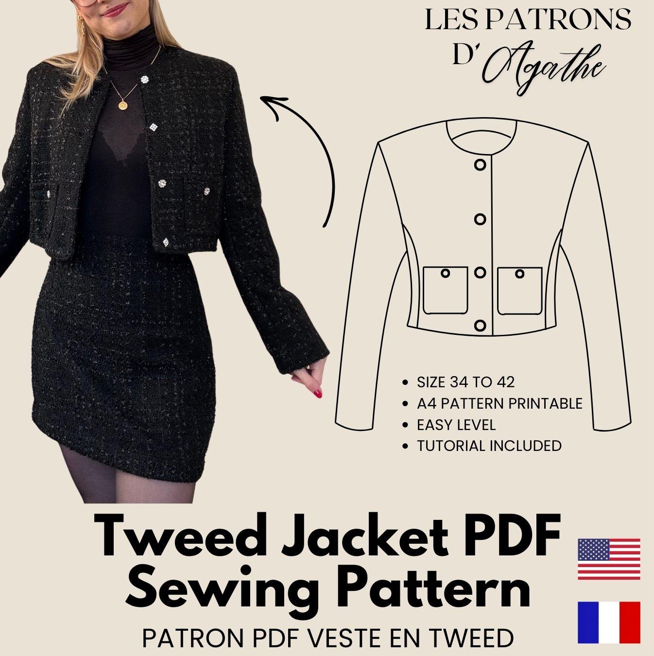 Veste De Spectacle En Tweed, Taille 34, Marque Greenbelt, Occasion