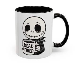 Jack Skellington Halloween Mug: Nightmare Before Christmas Coffee Cup