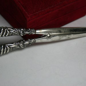 Antique Sterling Glove Stretchers - E.S. Barnsley & Co - England
