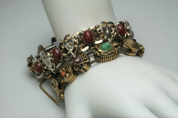 Lot of Vintage Fashion Jewelry Bracelets - 6 Brac… - image 7