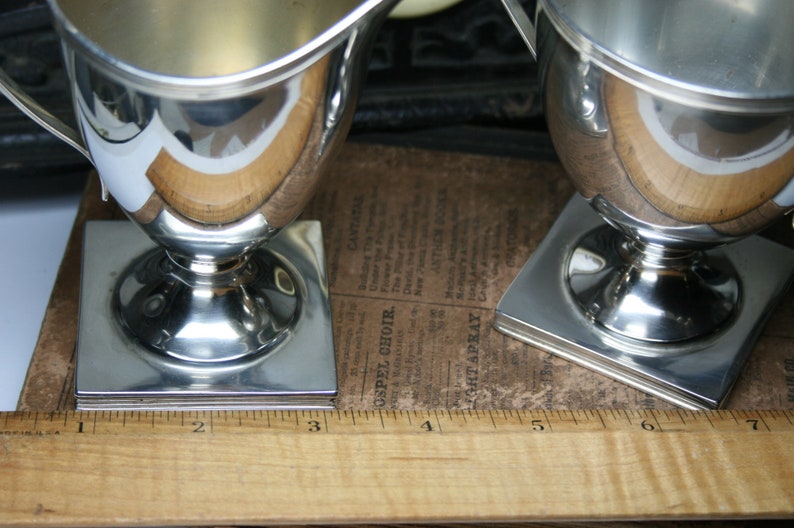 Vintage Sterling Cream and Sugar Containers Unger Bros Etsy