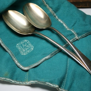 Vintage Birks Sterling Serving Spoons - 2pc