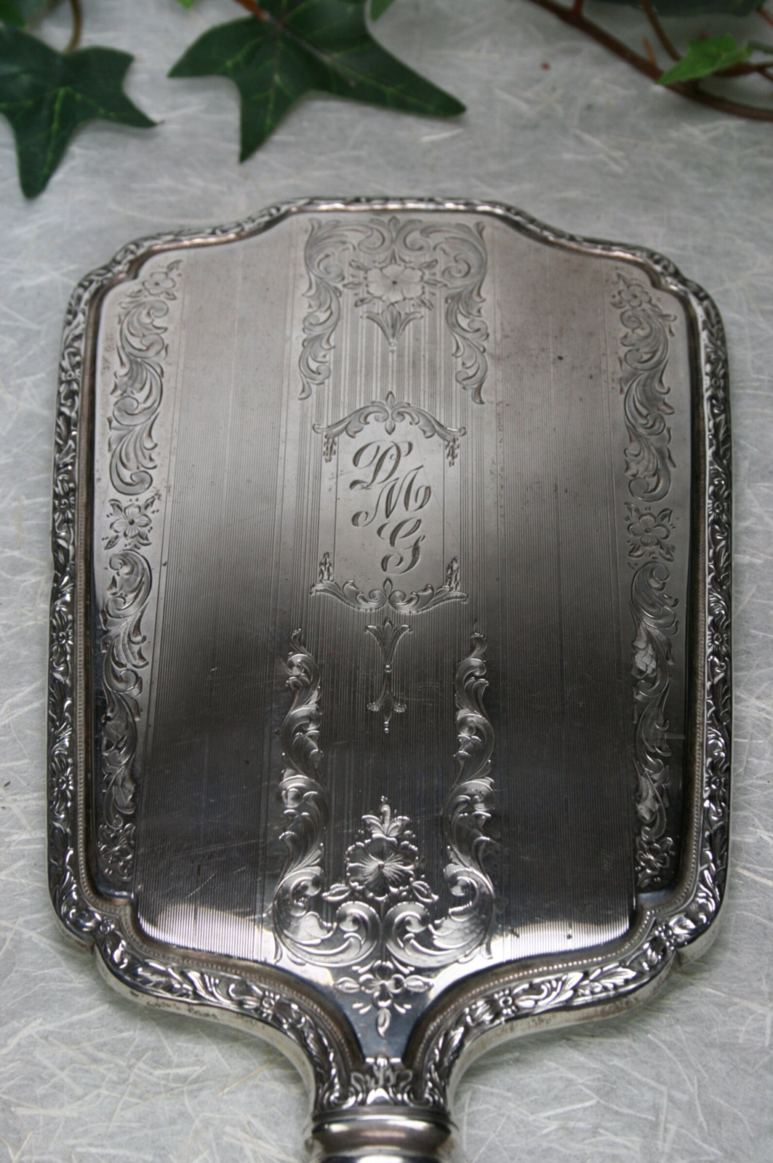 Vintage Sterling Vanity Hand Mirror by Birks Etsy