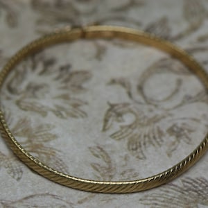 Vintage Child/Baby 18k Yellow Gold Bangle Bracelet- Small Size