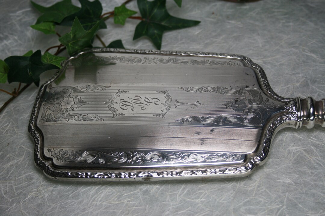 Vintage Sterling Vanity Hand Mirror by Birks Etsy