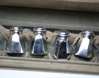 Vintage International Sterling Salt and Pepper Shakers - 2 Pairs