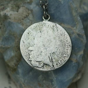 Antique 1765 Coin Pendant - Silver