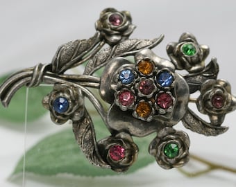 Vintage Floral Brooch - LN/25 - Little Nemo Co