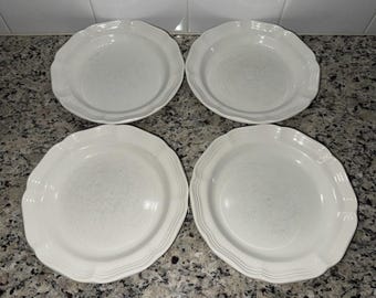 ミカサ フレンチカントリーサイド F9000 スカラップエッジ 7 7/8インチ サラダプレート - 4枚セット